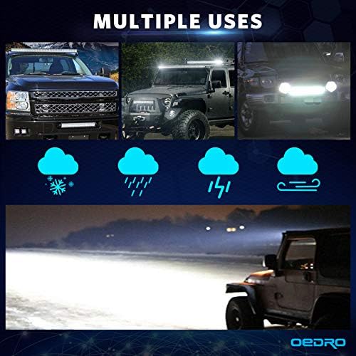 Image of OEDRO 22 Inch LED Light Bar Quad-Row Spot Flood Combo w /Wiring Harness