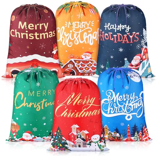 Sacs de Noël géants Capoda en toile pour hottes surprises et grands cadeaux