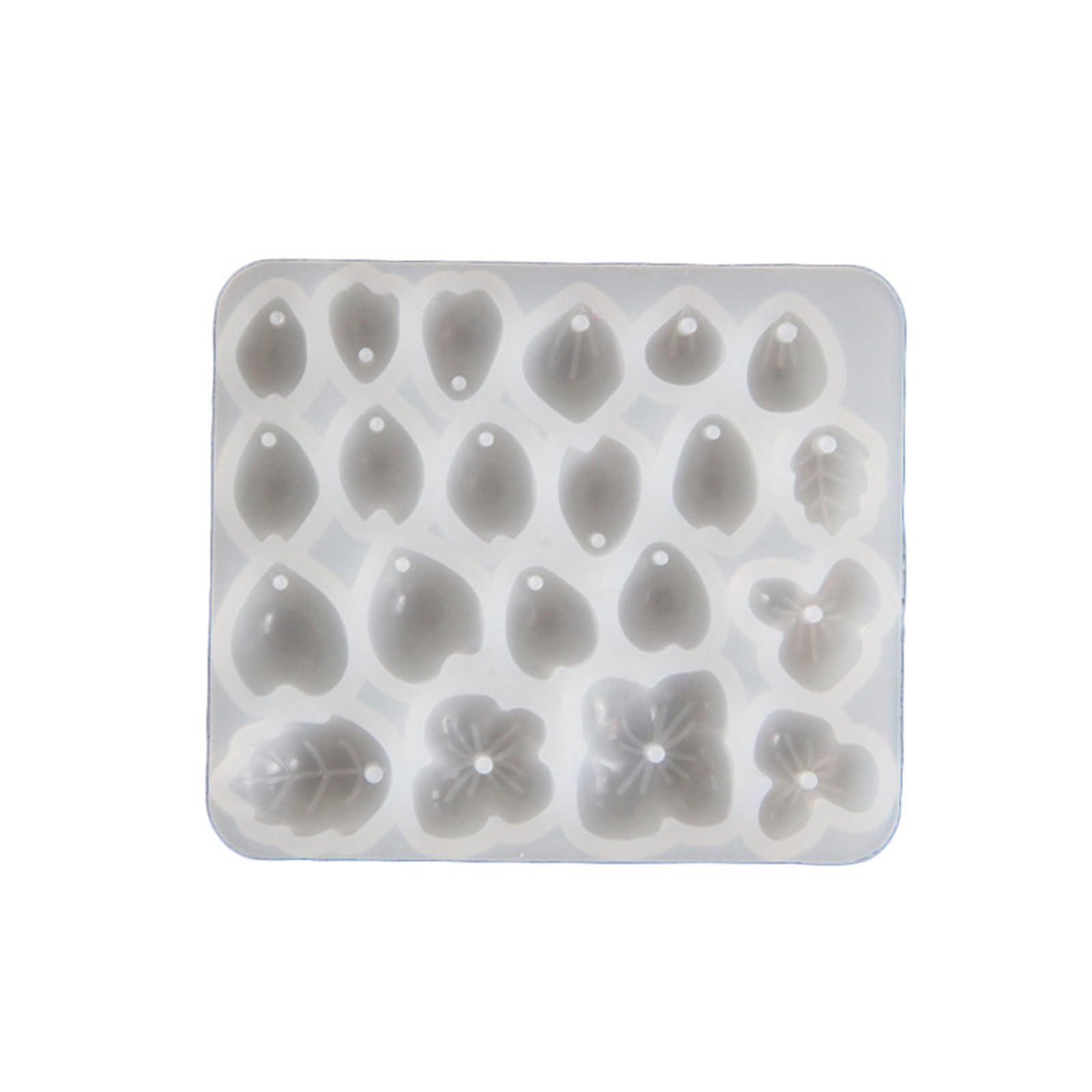 Jtqyfi Petal Mold Silicone Petal For Creating Unique Resin Jewelry And Ornament Craft Flower Pendant