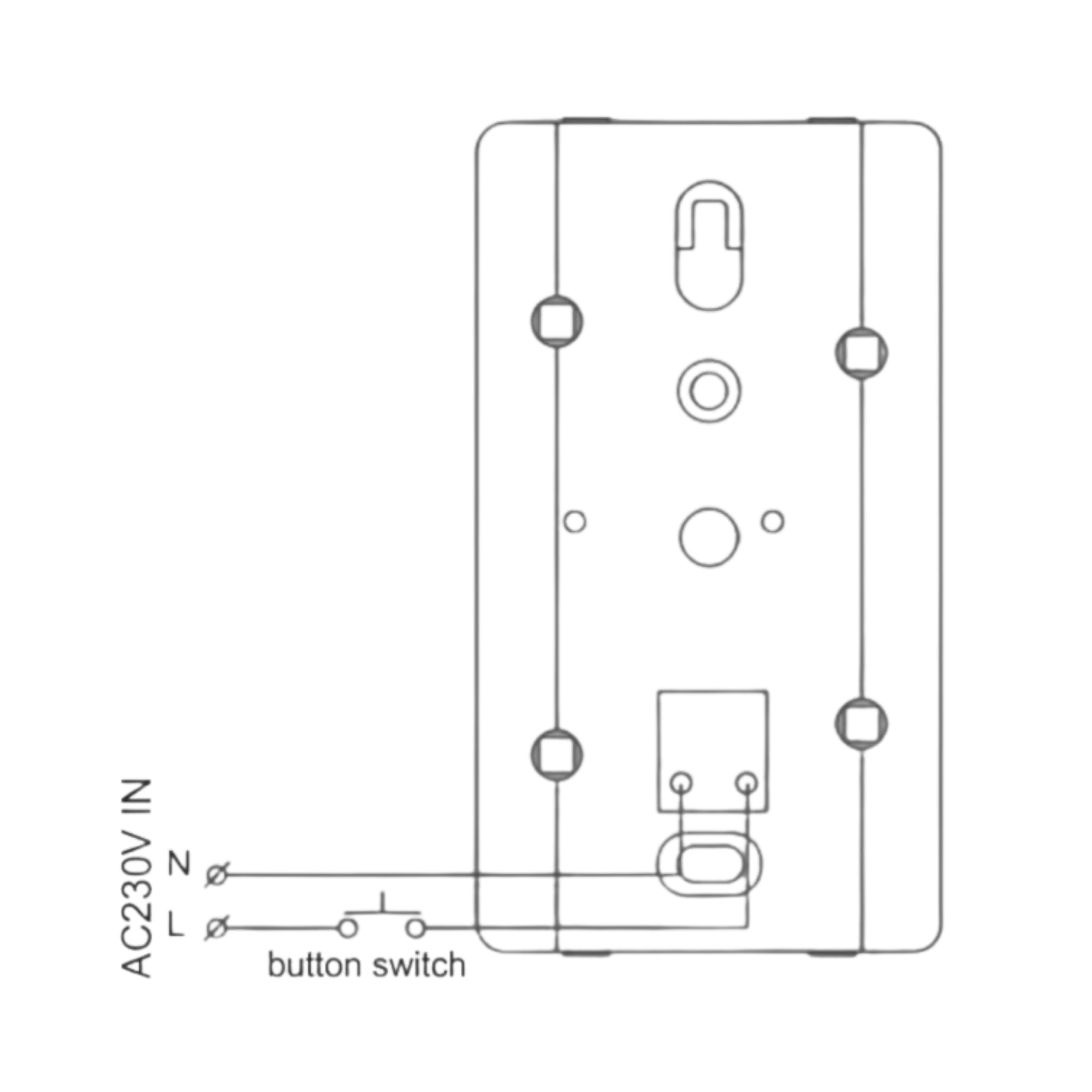 ORNO BREVIS MINI AC Dzwonek Elektromechaniczny Dwutonowy - max. 80 dB - Brak Wbudowanego Transformatora - 230V (czarny)