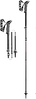 LEKI Makalu FX Carbon AS Trekking Poles: Foldable Antishock Lightweight Hiking Poles with DSS