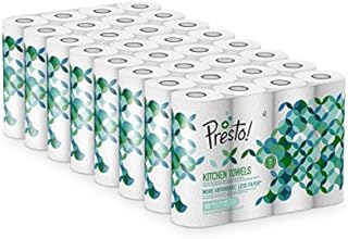 Amazon Brand - Presto! Tad Kitchen Rolls Extra Absorbent, 32 each