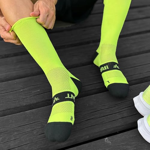 IRREVERENT Pack de 3 Calcetines Deportivos Compresivos y Altos para Running, Crossfit, Ciclismo, Pádel, Baloncesto - Fabricado en España. - imagen 7