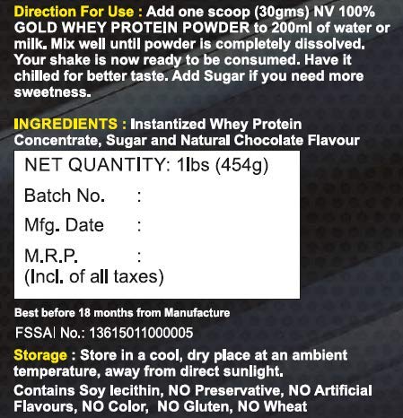 Image of Natures Velvet Lifecare Gold Standard 100% Whey, Double Rich Chocolate, 1lb - Pack of 2
