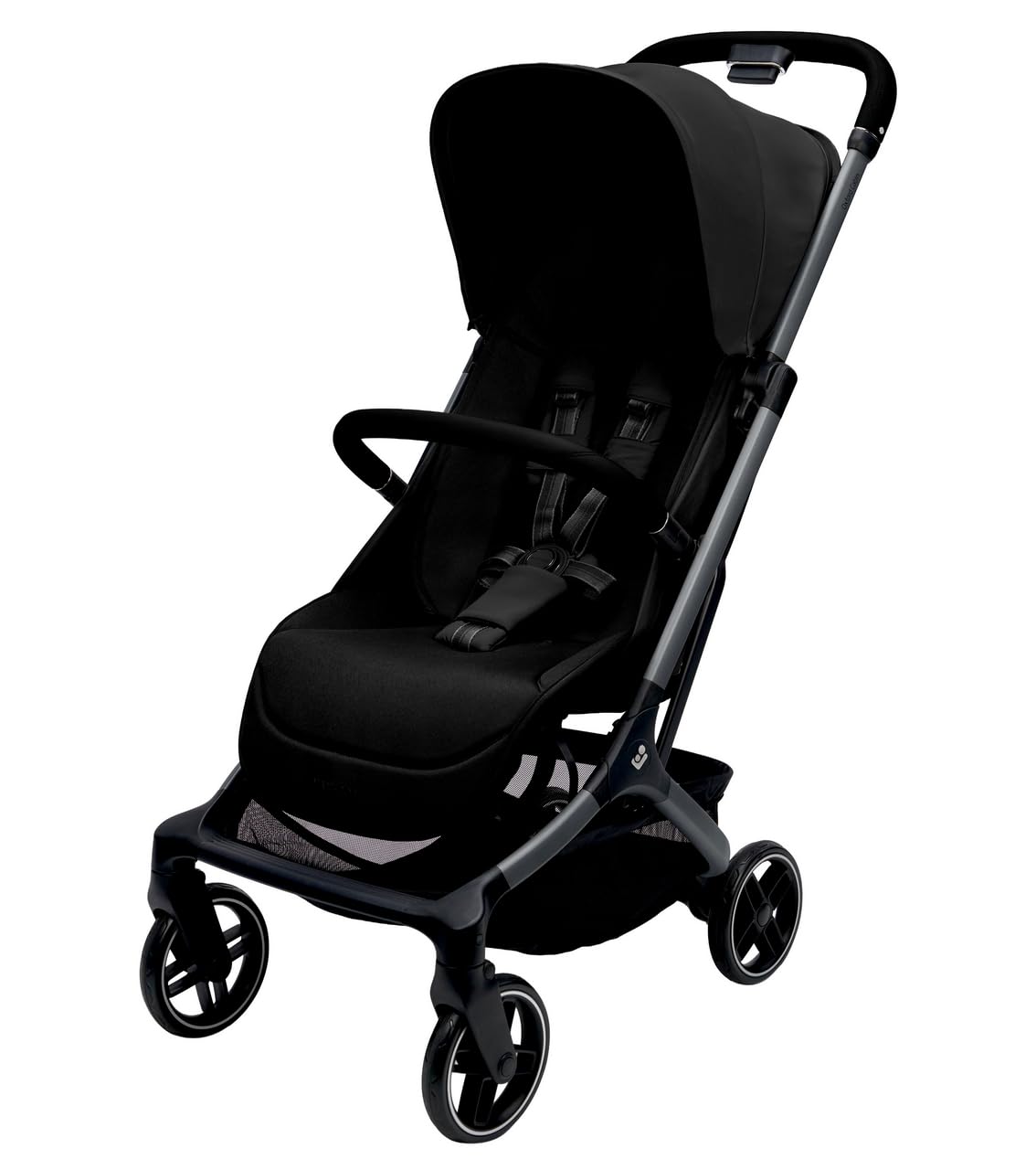 Maxi-Cosi Oxford Cabin Poussette bébé, idéale avion, 0–4 ans, pliage compact, légère, suspension douce, position allongée, sangle de transport intégrée, Black Onyx