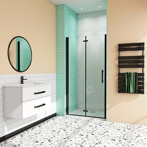 Acezanble Duschtür Nischentür 70cm Duschabtrennung 6mm Glas Dusche H195cm Cover