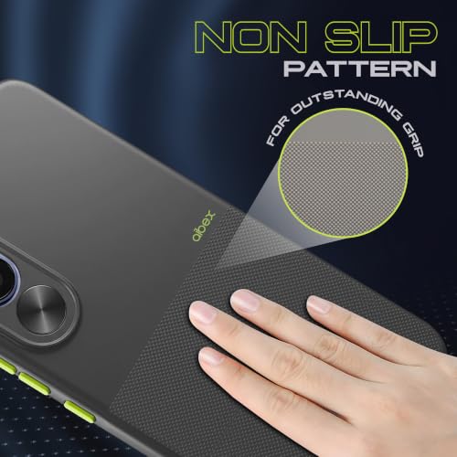 Image of AIBEX Premium Back Cover Case Compatible for OnePlus Nord CE 6 Lite 5G / Realme P4X 5G|Scratch & Drop Tested Shockproof Matte Texture Case with Soft Microfibre Lining|Slim Fit Cover - Grey
