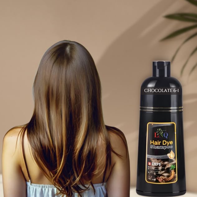 Miniatura 7 de Champú con Tinte Natural 6 en 1 de Ginseng La Niquereña – Cubre Canas, Fortalece y Da Brillo Tinte Capilar con Extractos Naturales (Tinto Vino C-5)