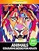 Colouring Books For Adults Animals: 100 Pages Stress Relieving Animal Designs Patterns Coloring Book For Adult With Beautiful Birds, Hummingbirds, ... And More, Best Fun & Relaxing Activity Pages