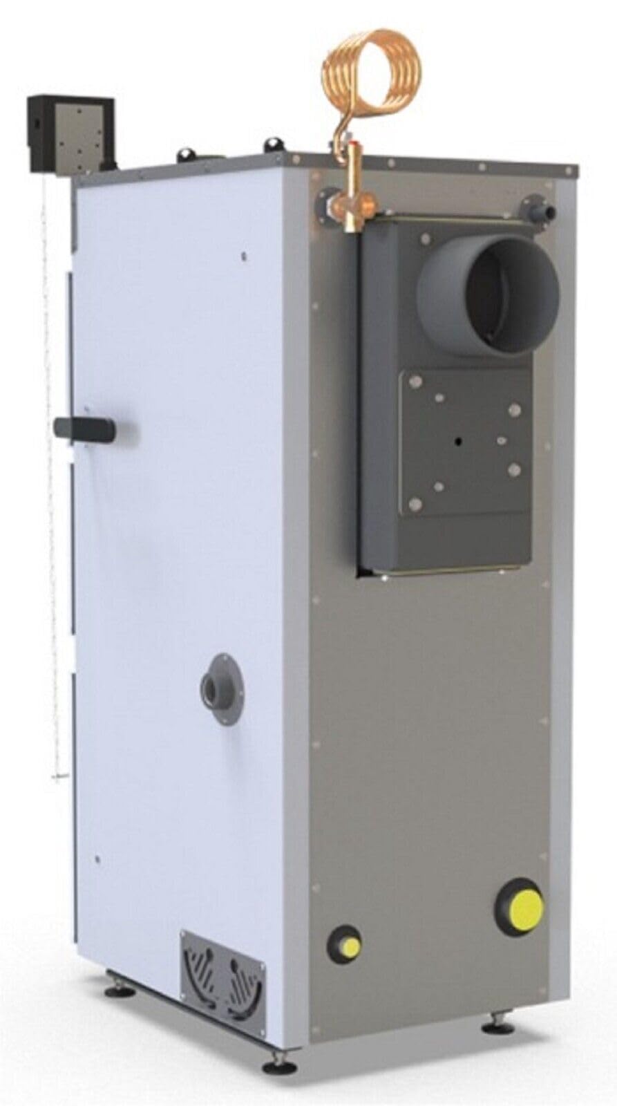 Defro Firewood Plus Holzkessel, 12 kW, Naturzugkessel für Zentralheizung, Scheitholzbetrieb
