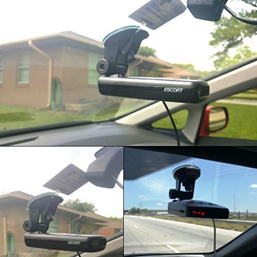 ChargerCity Strong Car Windshield Suction Cup Mount Holder for Escort Passport 9500ix 9500i 8500 8500x50 S55 S75g Solo S2 S3 S4 Beltronics GX65 RX65 Radar Detectors (not for Models no Listed)