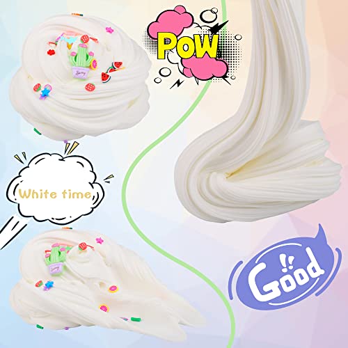KelvSbem 26 Pack Mini Butter Slime Kit, Fruit Scented Slime with Peachybbies Watermelon Lemon Pumking Charms, Premium Gift for Birthday, Party Bag Fillers, Stress Relief Toy - Image 4