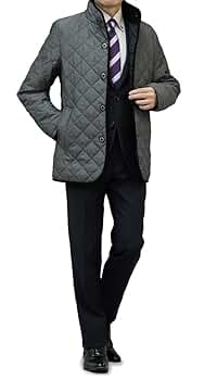 sss   キルティングハーフコート Amazon.co.jp: [スーツジャパン] キルティング ハーフコート