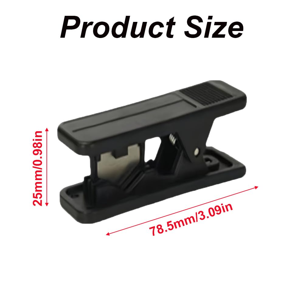 2 Pack Plastic Tubing Cutter Hose Tube Cutter Pipe Cutter Cutting Tool Accurate Tube Cutting Tool for 2/8'' and 3/8'' PVC, PE, PP and Plastic Pipe Portable