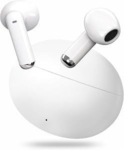 yobola Wireless Earbuds, Bluetooth 5.4 Ear Buds Bass Stereo, Ultra Lightweight Headphones Clear Call, IPX7 Waterproof in Ear Wireless Earphones with Mic for Phones Sports, 27H Playtime, Touch Control