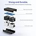 Dingsun RJ45 Coupler, Ethernet Extender Female to Female Ethernet Coupler for Cat7/ Cat6/ Cat5/ Cat5e(2Pack, Black)