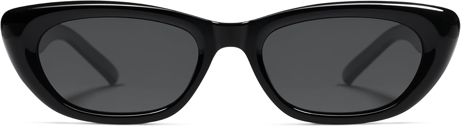 SOJOS Trendy Polarized Narrow Cat Eye Sunglasses for Women Retro Cute Small Womens Shades SJ2284 - Image 2