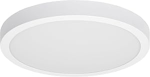 Osram SMART+ Matter Orbis LED-Downlight, rund 400mm, 22W, 1800lm, 3000–6500K, Matter over WiFi, Aluminium weiß
