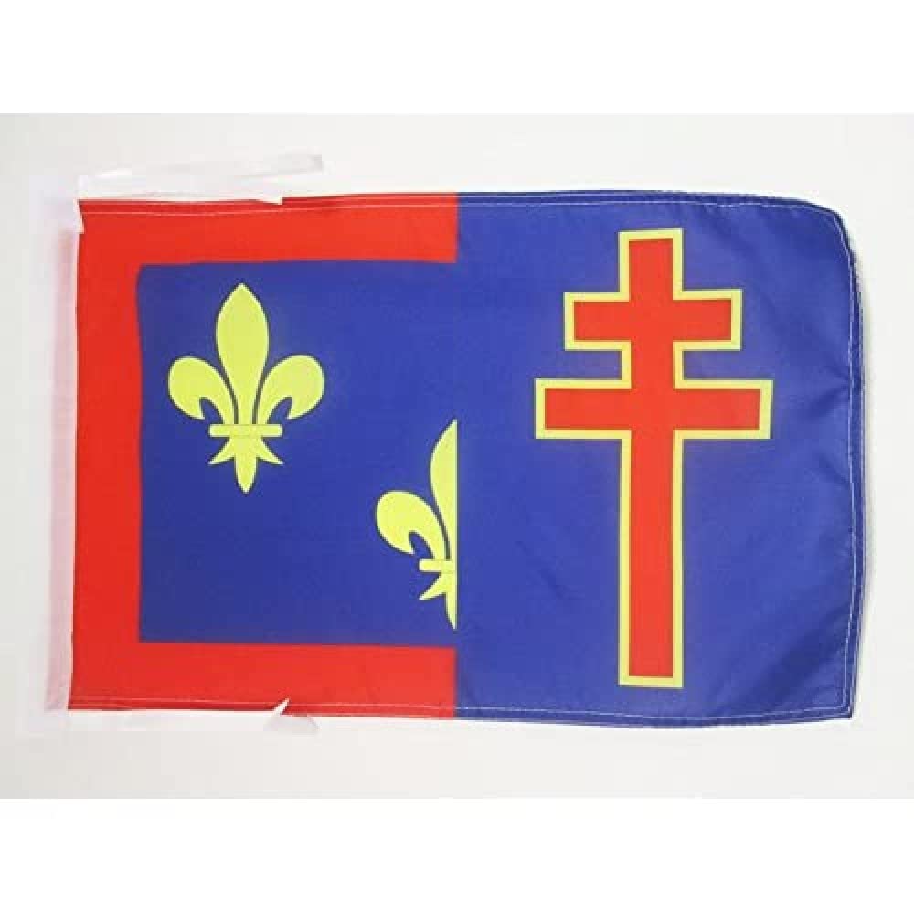 AZ FLAG - French Department of Maine-et-Loire Flag - 18'' x 12'' - 100% Polyester France Small Banner with Two Cords - Fade Resistant - Vivid Colors - 18x12 in - 45x30 Cm โ image 1