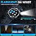 Military Smart Watch for Men(Answer/Make Call), Rugged Smartwatch with LED Flashlight/3ATM Waterproof/400mAh Battery/100+ Sports Modes/Heart Rate/Sleep Monitor, Fitness Tracker for iOS Android