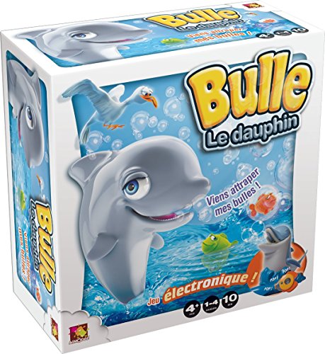 Asmodee | Bulle Le Dauphin | Jeu d'adresse | À partir de 4 ans | 1 à 4 joueurs | 10 minutes