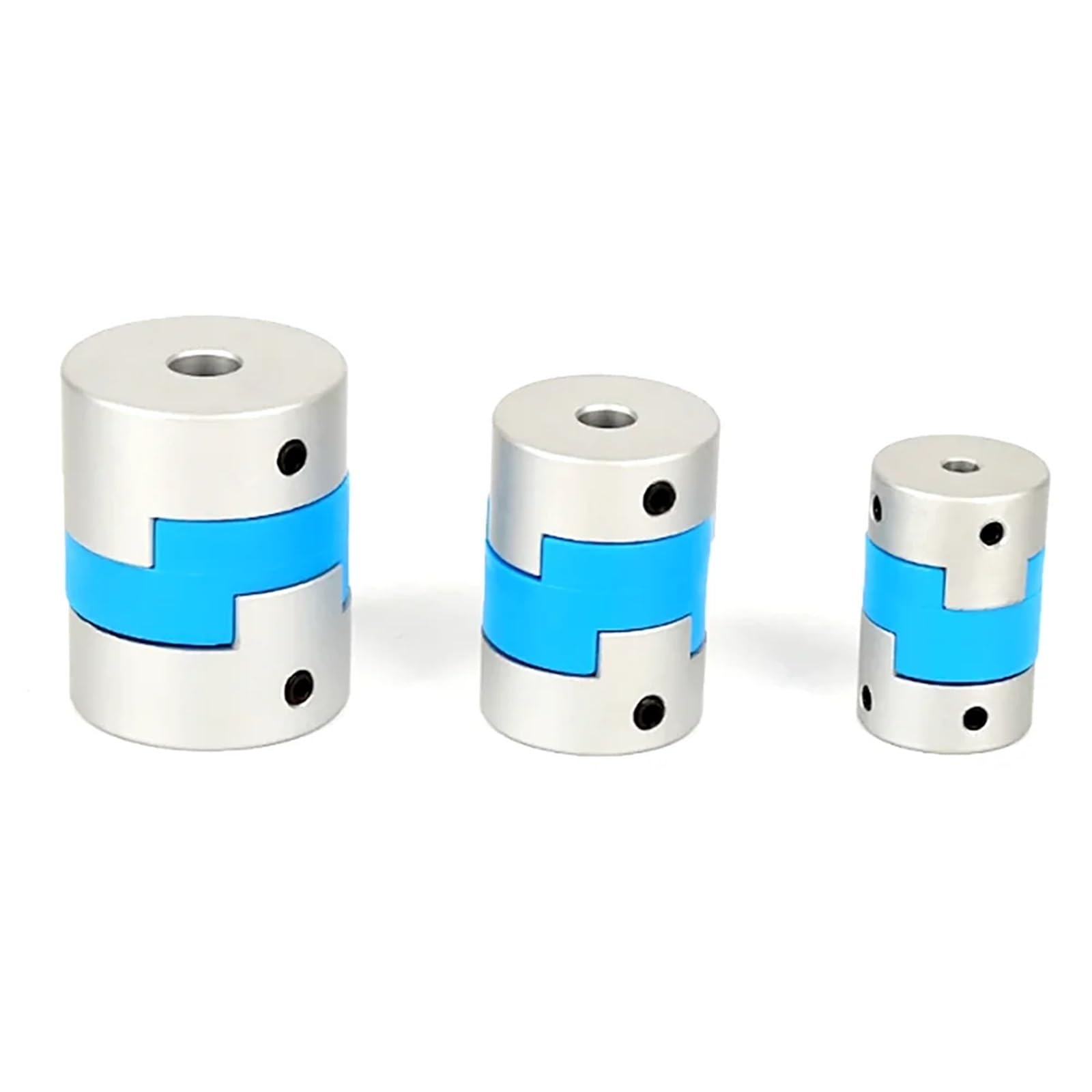 Accouplement coulissant transversal en alliage d'aluminium D1a6L28, vis excentrique de réglage, serrage du moteur, grand angle, 1 pièce(5x8)