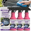 Fast Acting Heavy Duty Grill Degreaser Spray, 2026 New BBQ Grill Cleaner, Multi Functional Grease Remover for Outdoor Grill, Grill Cleaning Spray for Kitchen, Easy Off Oven Cleaner for Home (3 PCS)