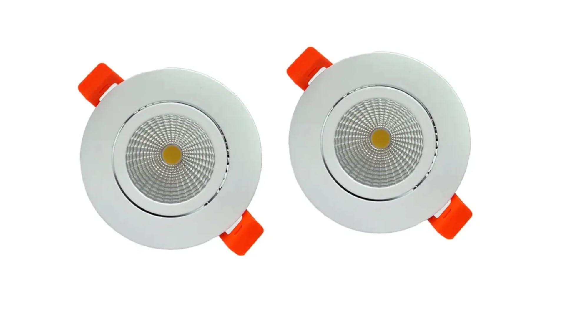 2 Pack Super Bright Led COB Spotlight,7w AC 220-240V Non- Dimmable, 3000 Warm White(Yellow), 2 Year Warranty.