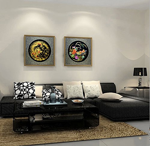 Amazon.com: Grace Art, Large Asian Silk Embroidery Art Wall