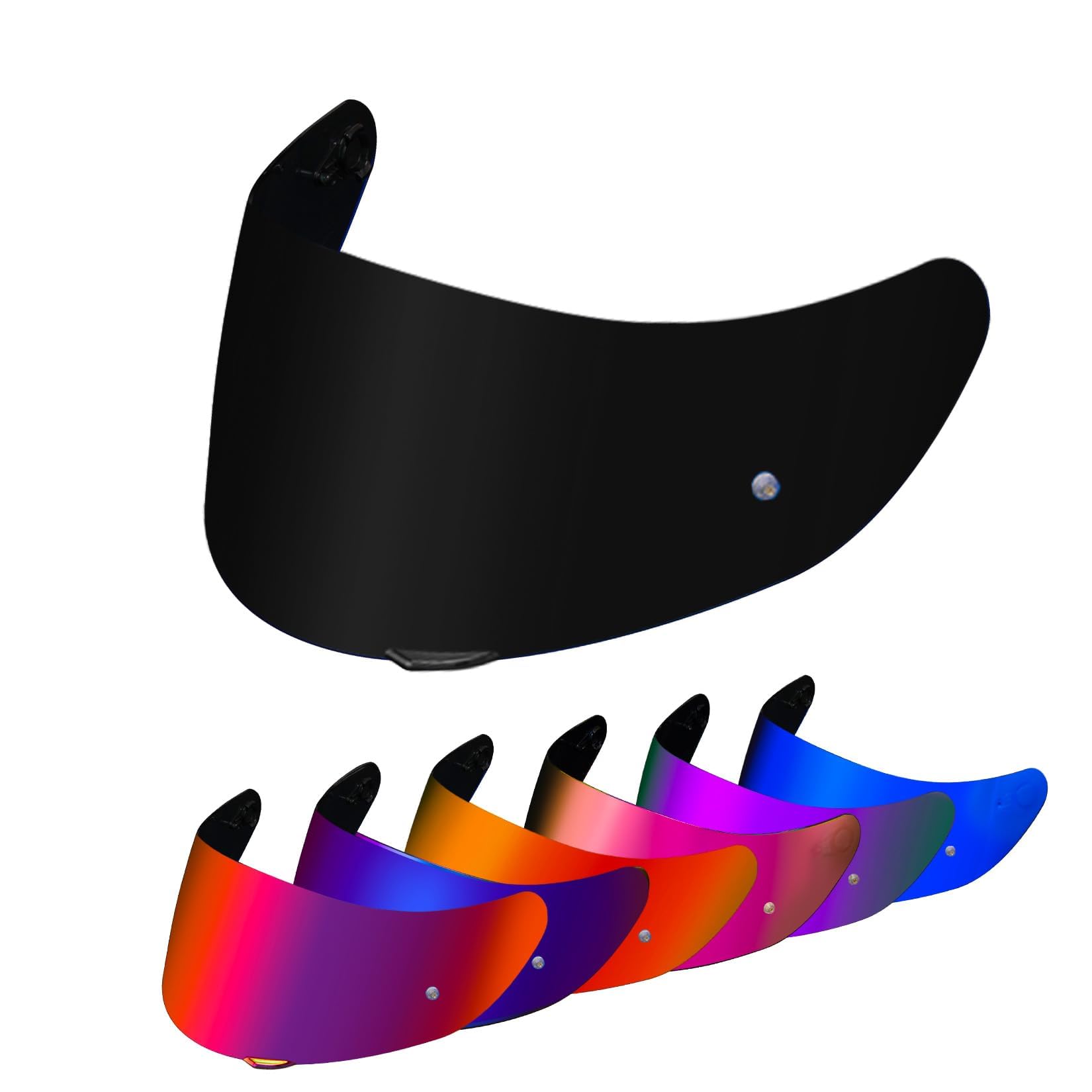 PSLER Visiera per casco K1s, Visiera per casco K1, Visiera tintata K3SV, Scudo facciale di sostituzione per i modelli K1, K1s, K3SV e K5 (Fumo Scuro)