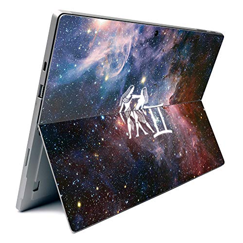 Image of MightySkins Carbon Fiber Skin for Microsoft Surface Pro 7 - Gemini | Textured Carbon Fiber Finish | Easy to Apply, Remove, and Change Styles | Made in The USA (CF-MISURPR7-Gemini)