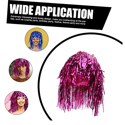 BESPORTBLE 6Pcs Chapéu De Chuva Peruca PetPvc Filme Decorar O Natal