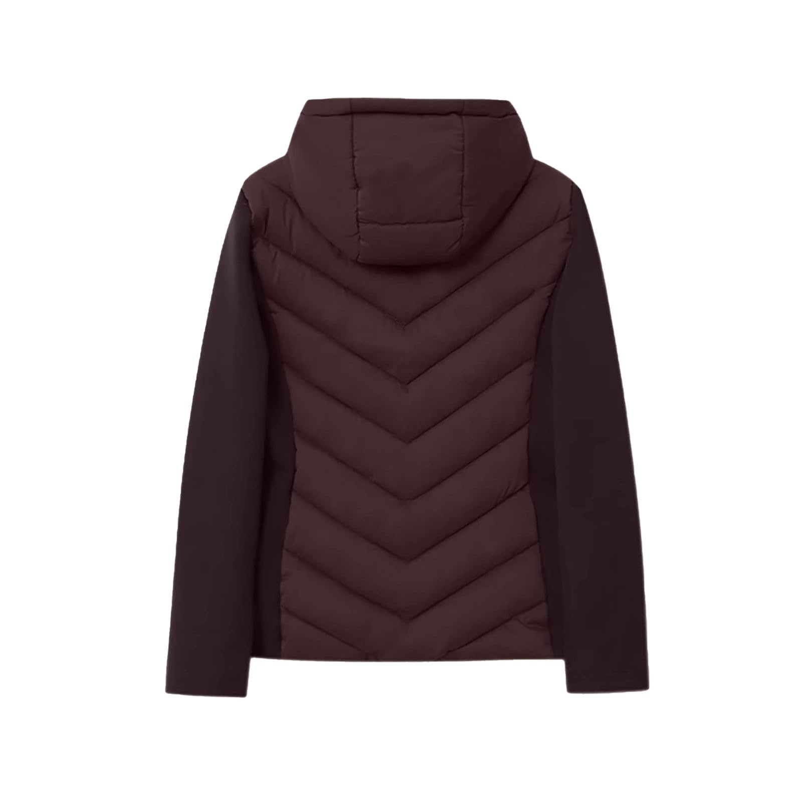 Chaqueta Mujer Abrigo Entretiempo Invierno Cazadora Plumiferos，Chaqueta acolchada con capucha para mujer mangas largas y cinturón ajustable diseño y funcional ideal uso diario al libre