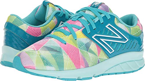 Image of New Balance Kid's 200 V1 Lace-Up Running Shoe, Blue /Multi, 5 M US Big Kid (8-12 Years)