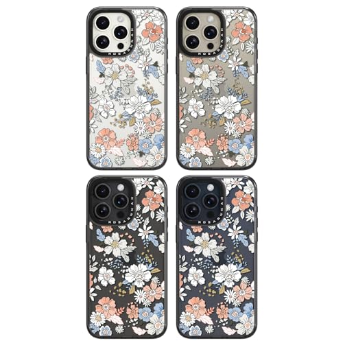 Coque iPhone 15 Pro Max antichoc finies les chutes avec la fleur de 17cm