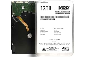 MDD 12TB High-Performance Internal Hard Drive for Desktops