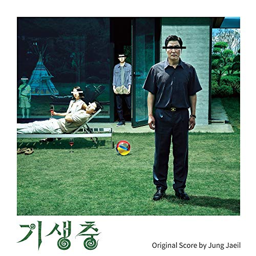 パラサイト 半地下の家族 OST (Korea Movie) CD+Folded Poster [パラサイト 半地下の家族：モノクロ版イメージポスター] [韓国盤]