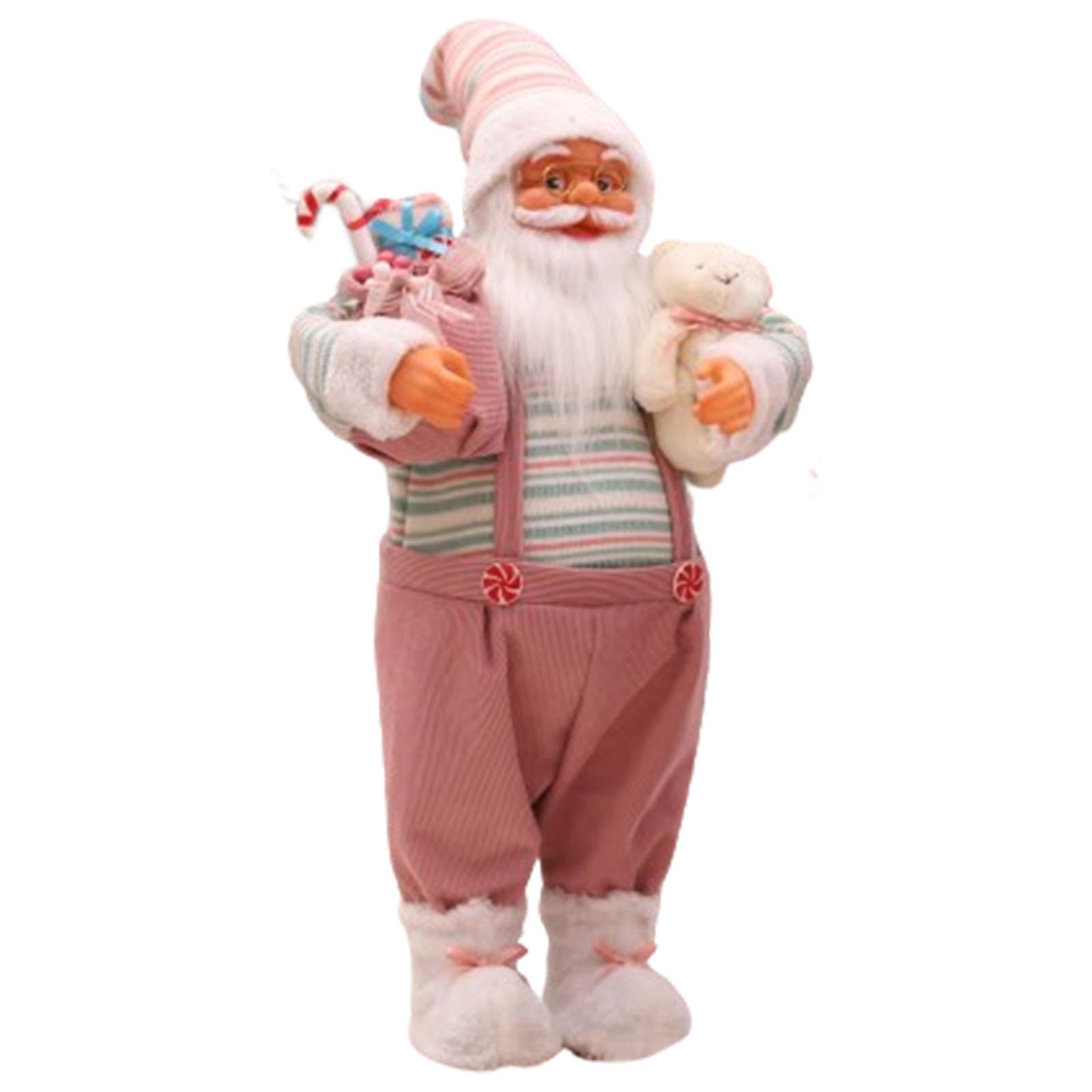Muñeco Navideño de Papá Noel con Bolsa de Regalos para Escritorio