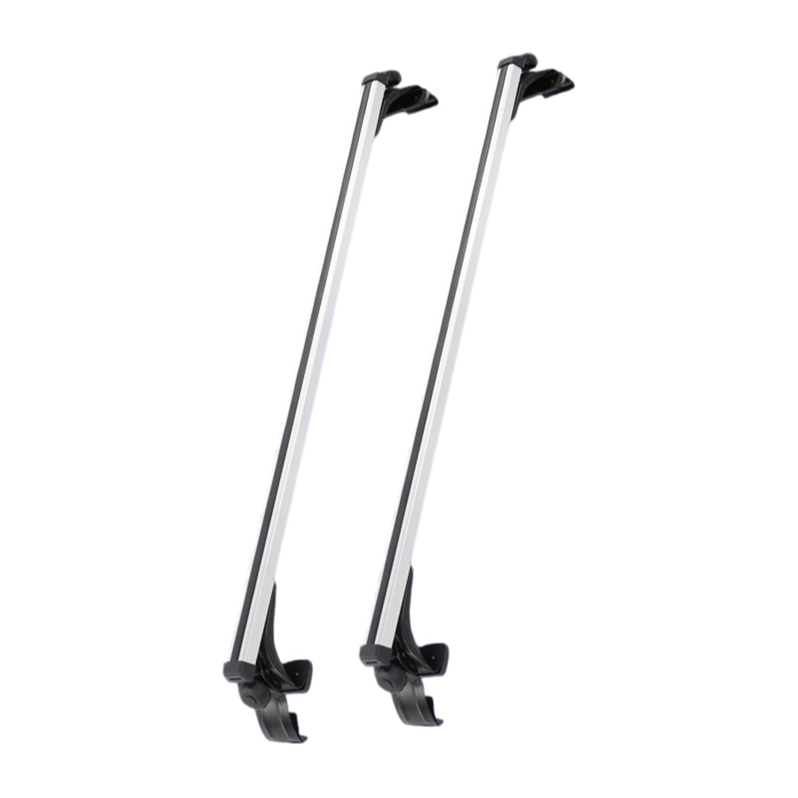 Barras portaequipajes Portaequipajes, Barras transversales universales de 48 Pulgadas, Carga Ajustable para techos de vehículos de 48-51" de Ancho Portaequipajes Coche Automóvil