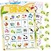 Fancy Land Summer Bingo Game for Kids 24 Players Hawaiian Tropical Summer Luau End of Year Graduation Party Favors Supplies