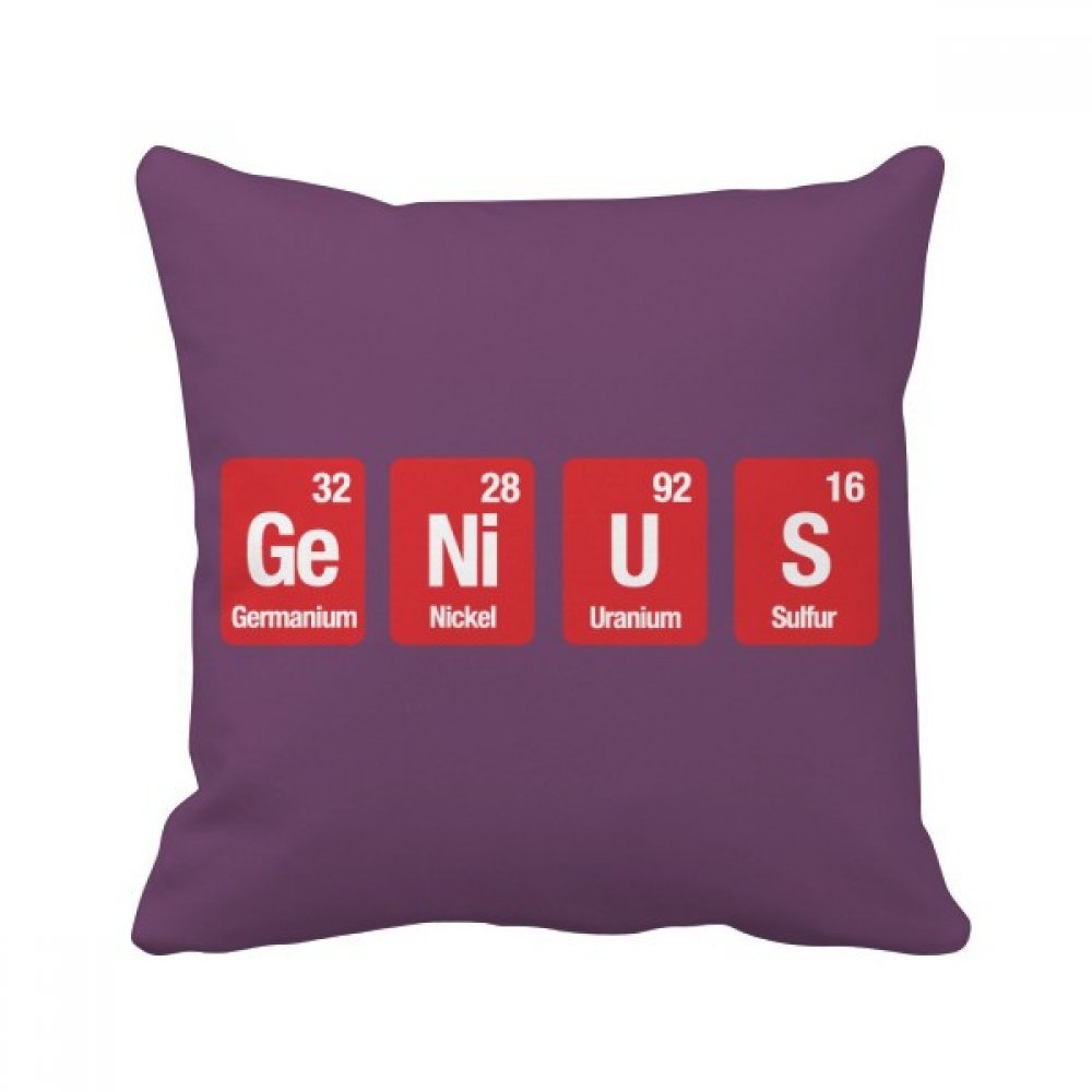 Coussin Ge Ni U S Chemical Science carré de 40 X 40 cm multicolore