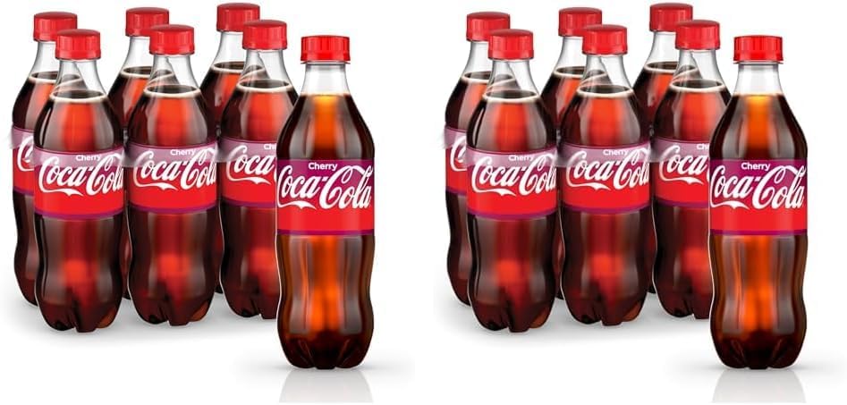 Coca-Cola Cherry Soda Soft Drink, 16.9 fl oz, 12 Pack