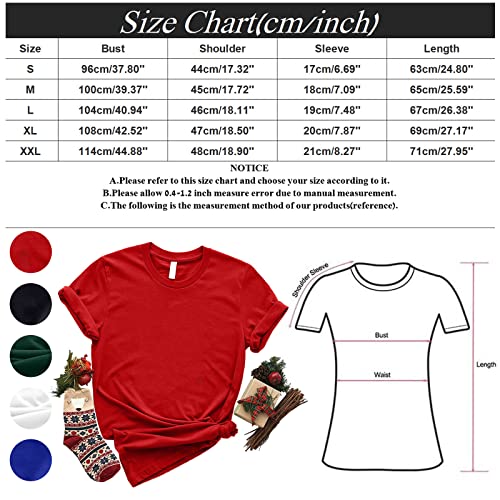 Oversized Workout Shirts For Women Womens 2023 T Shirts Short Sleeves Tshirts Round Neck New Year Tops Casual Tops Black #TOP5