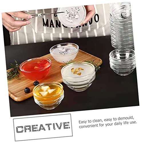 Zerodeko 8 Sztuk Małych Miseczek Deserowych Porcelanowych Kokilek Szklanych Miseczek Na Galaretkę Miseczek Na Pudding