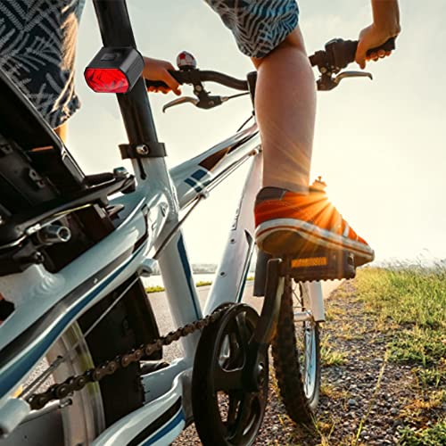 Luz dianteira da bicicleta,Luz frontal e traseira de bicicleta recarregável - Luzes de bicicleta à p