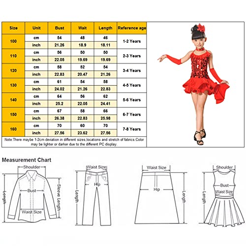 Vestido infantil para meninas vestido de balé latino roupa de festa dança de salão vestido de baile
