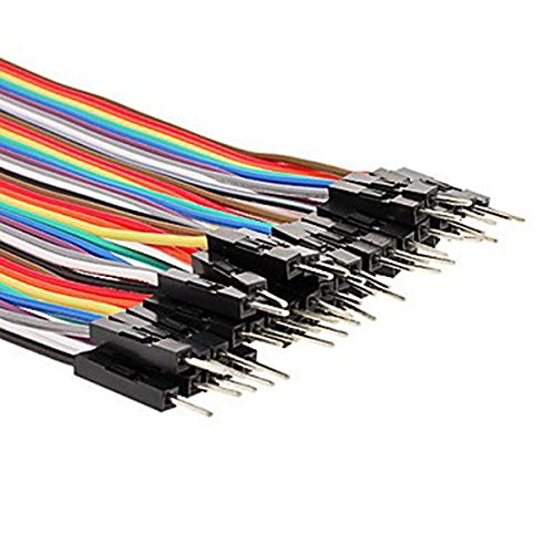 UEETEK 30 cm 40 pinos macho para fêmea Prancha Jumper Cabos de fita