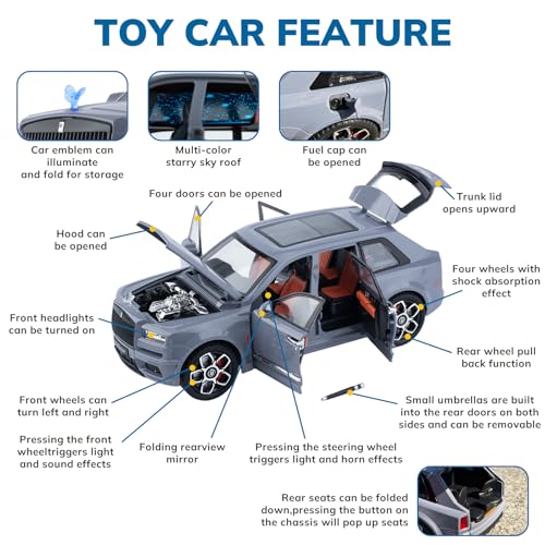 Car Toys para niños 1/20 coches metálicos a escala miniatura 3