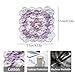 Floral Crochet Coasters Handmade Drink Coasters for Coffee Cups, Tea Cups, Mugs, Can Protect and Decorate the Tabletop(Purple)