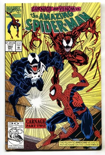 Amazing Spider-Man 362--venom--Carnage--comic book--NM-
